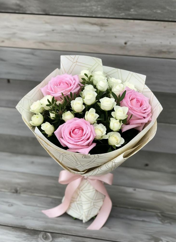 Букет цветов из: Розы в Совхозный