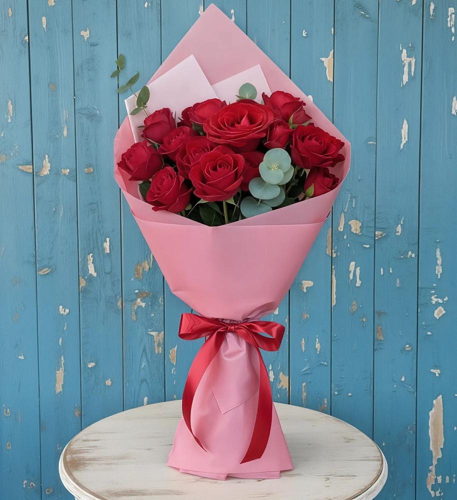 Букет цветов из: Розы в Совхозный