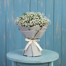 Букет цветов из:  Гипсофила в Совхозный