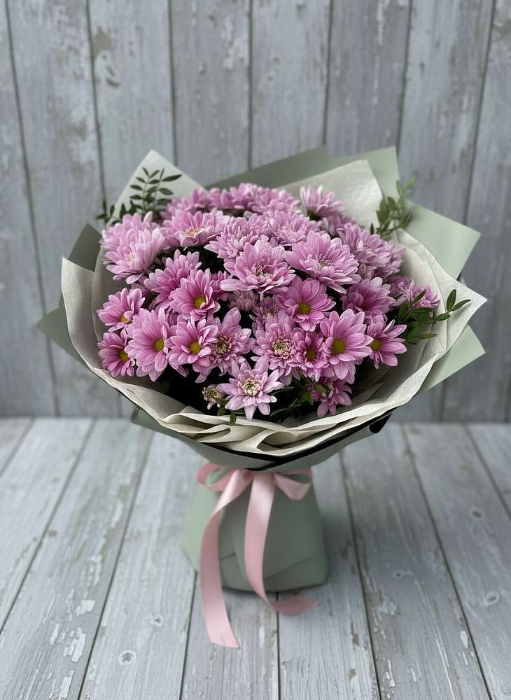 Букет цветов из: Хризантемы в Совхозный