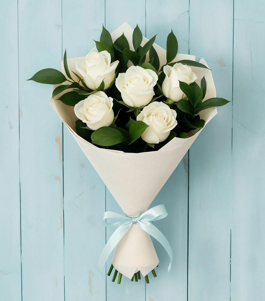 Букет цветов из: Розы в Совхозный