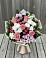 Букет цветов из: Альстромерии, Гвоздики, Розы и Хризантемы в Совхозный