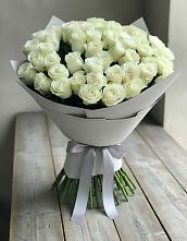 Букет 35 Белых роз в Совхозный