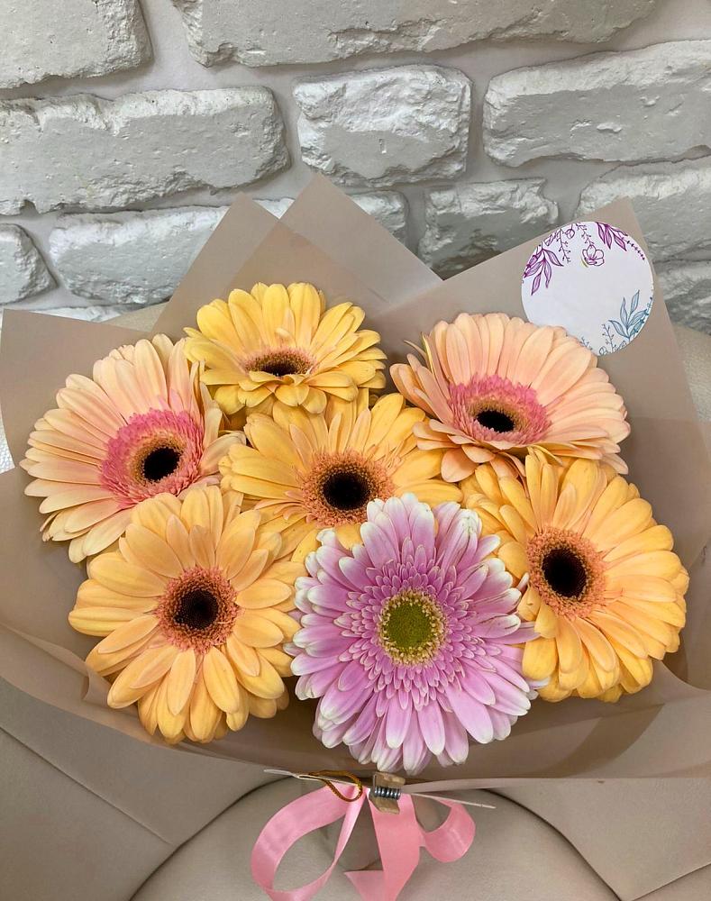 Букет цветов из: Герберы в Совхозный