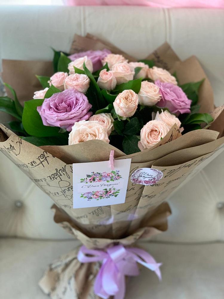 Букет цветов из: Розы в Совхозный