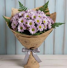 Букет цветов из:  Хризантемы в Совхозный