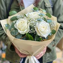 Букет цветов из:  Розы в Совхозный
