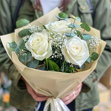 Букет Нежные грёзы в Совхозный Букет цветов из: Розы в Совхозный