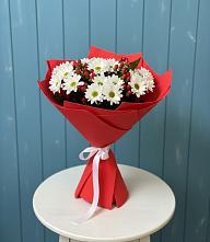 Букет цветов из:  Хризантемы в Совхозный