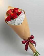 Букет цветов из:  Розы в Совхозный