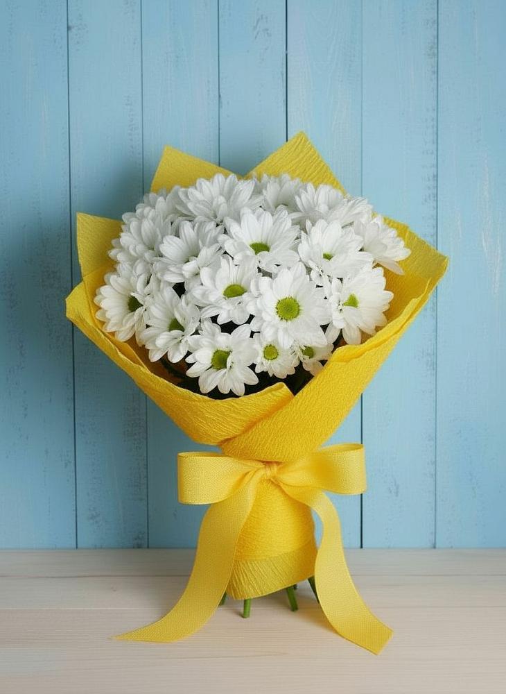 Букет цветов из: Хризантемы в Совхозный