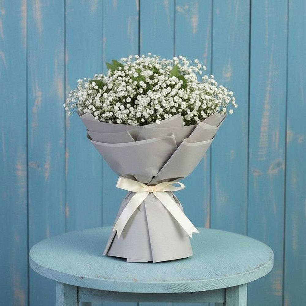 Букет цветов из: Гипсофила в Совхозный