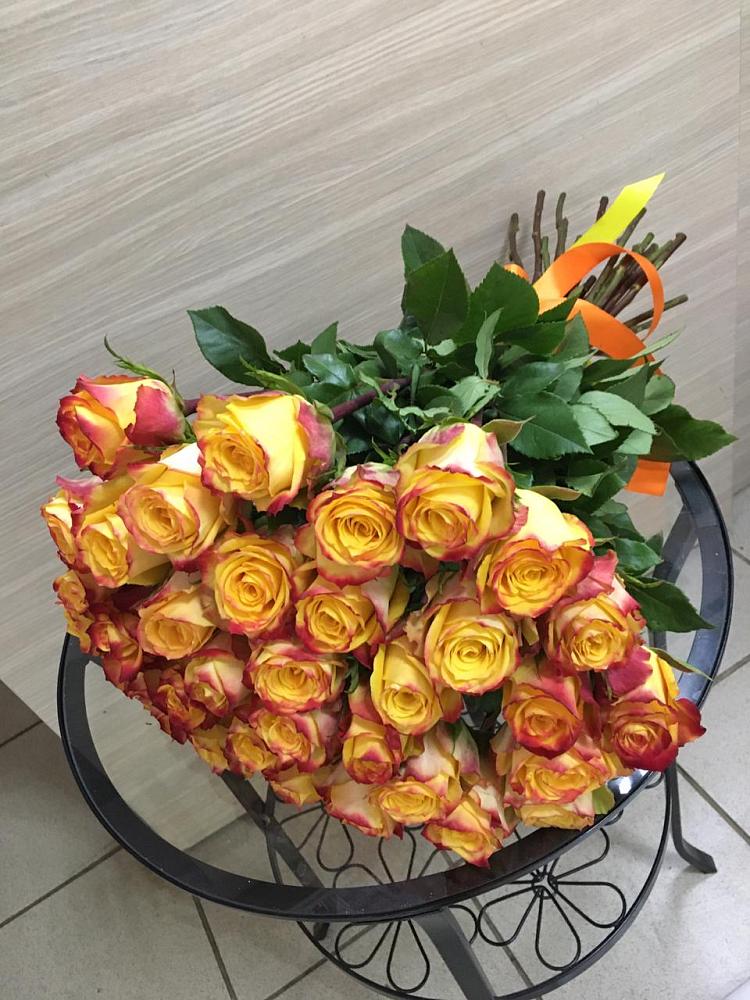 Букет Желтые розы в Совхозный