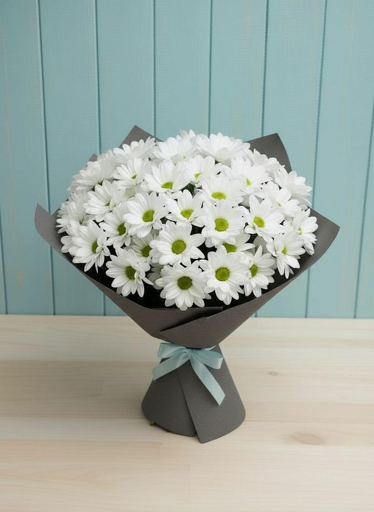 Букет цветов из: Хризантемы в Совхозный