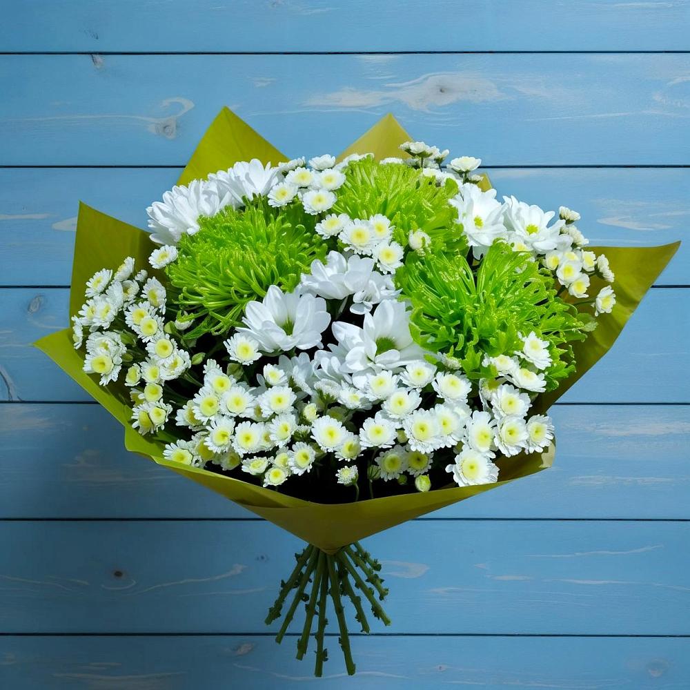 Букет цветов из: Хризантемы в Совхозный