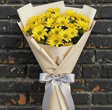 Букет цветов из:  Хризантемы в Совхозный