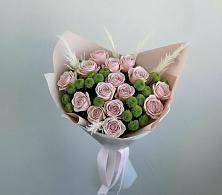 Букет цветов из:  Розы и Хризантемы в Совхозный