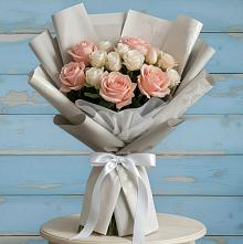 Букет цветов из:  Розы в Совхозный