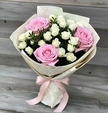 Букет цветов из:  Розы в Совхозный