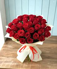 Букет 29 Красных роз в Совхозный