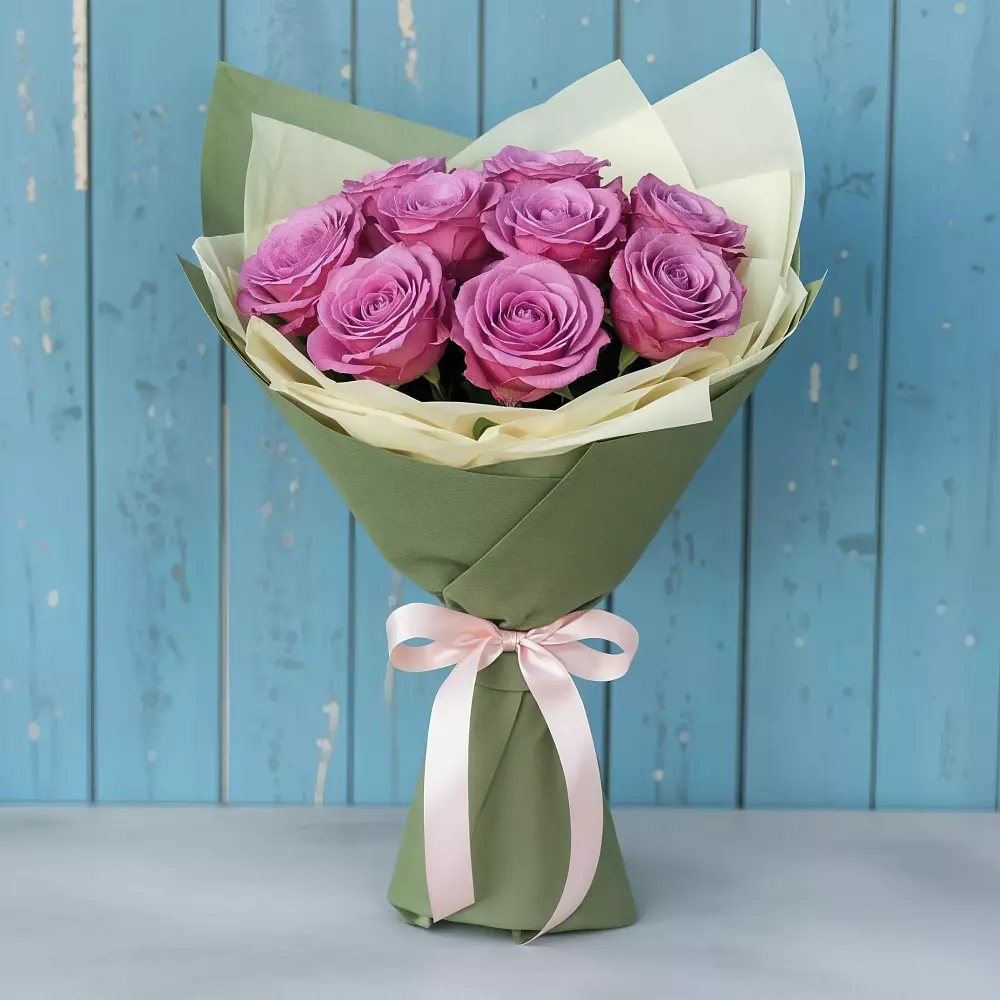 Букет Розы Фёрст Леди в Совхозный