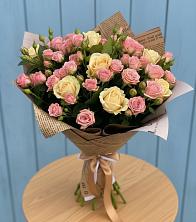 Букет цветов из:  Розы в Совхозный