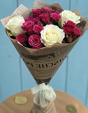 Букет цветов из:  Розы в Совхозный
