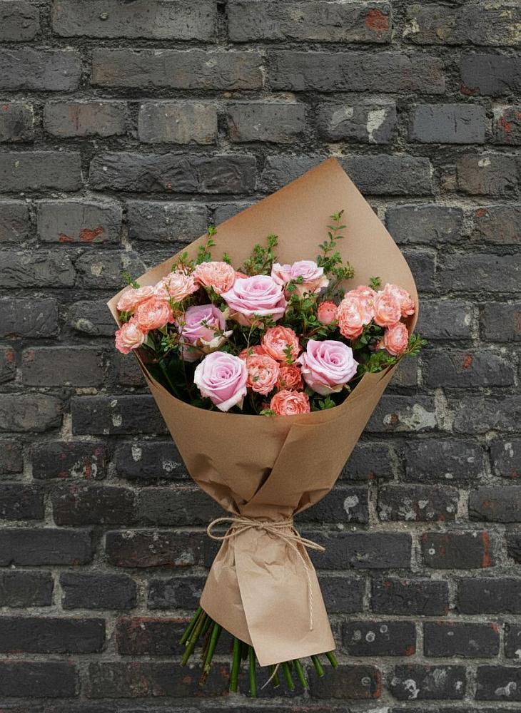 Букет цветов из: Розы в Совхозный