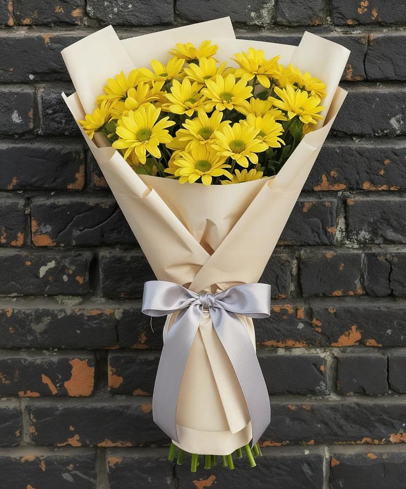 Букет цветов из: Хризантемы в Совхозный