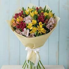 Букет цветов из:  Альстромерии в Совхозный
