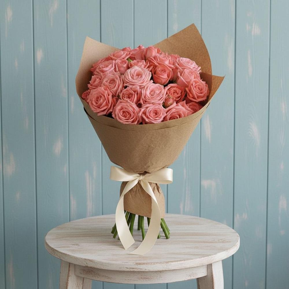 Букет цветов из: Розы в Совхозный