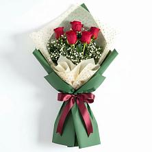 Букет цветов из:  Розы в Совхозный
