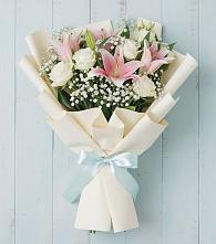 Букет цветов из:  Лилии в Совхозный