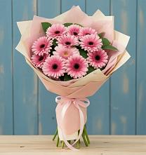 Букет цветов из:  Герберы в Совхозный