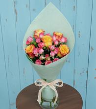 Букет цветов из:  Розы #REPLACE_PRED# Совхозный