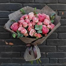 Букет цветов из:  Розы в Совхозный
